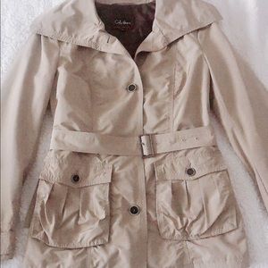 COLE HAAN SHORT TRENCH COAT